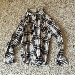 shein flannel top, great condition!